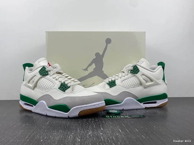 Comfortable Pine 819 Jordan DR5415- Retro 4 4775 SB Green 0613